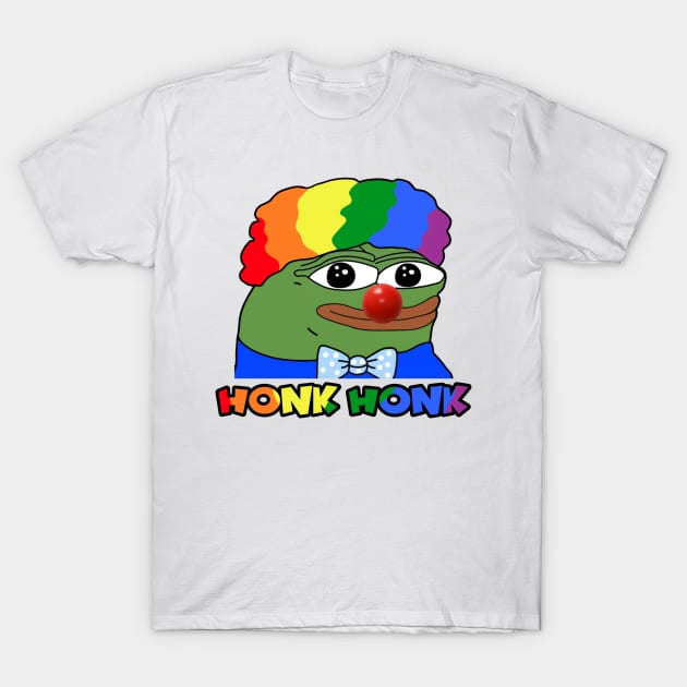 Pepe the CLOWN - HONK HONK T-Shirt by giovanniiiii